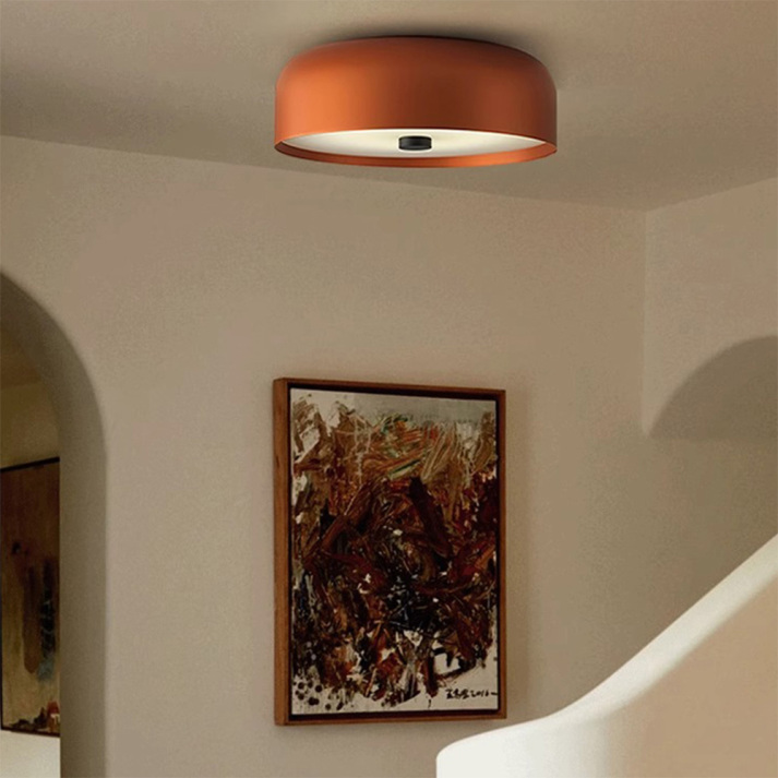 Lámpara de Techo Retro Nórdica | Plafón LED Minimalista