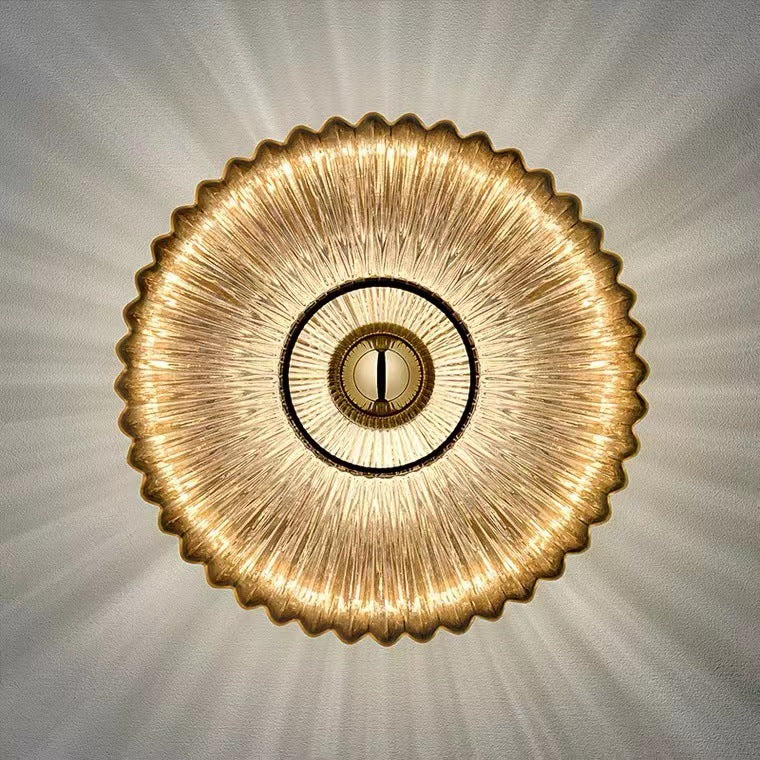 Aplique de Pared de Vidrio Vintage Nórdico