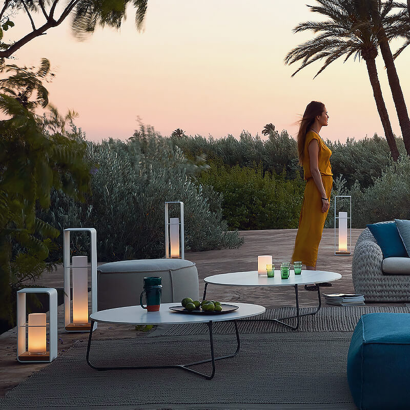 Luz LED Exterior Cuadrada Solar Impermeable