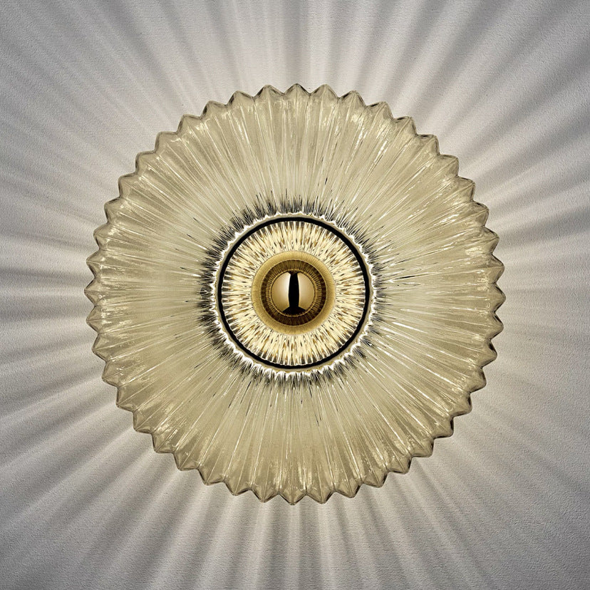 Aplique de Pared de Vidrio Vintage Nórdico