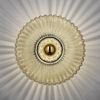 Aplique de Pared de Vidrio Vintage Nórdico