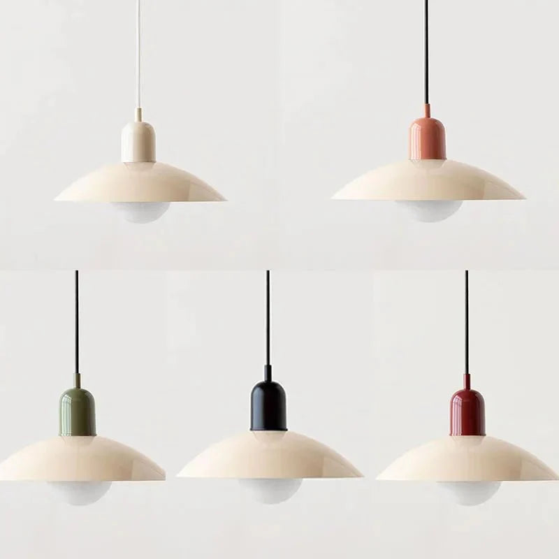 Lámpara Colgante Macaron Bauhaus | Lámpara de Techo Moderna y Colorida