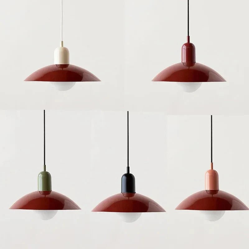 Lámpara Colgante Macaron Bauhaus | Lámpara de Techo Moderna y Colorida