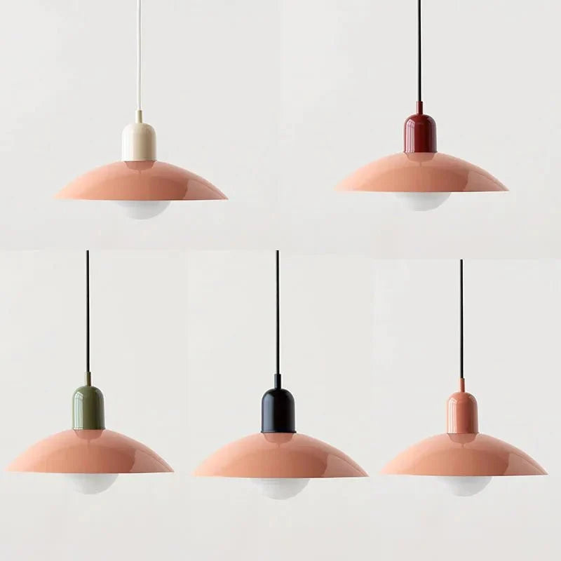 Lámpara Colgante Macaron Bauhaus | Lámpara de Techo Moderna y Colorida