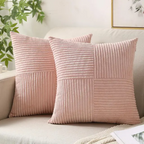 Fundas de Cojín de Pana | Fundas de Almohada de Lujo a Rayas