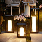 Luz LED Exterior Cuadrada Solar Impermeable