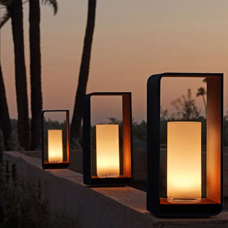 Luz LED Exterior Cuadrada Solar Impermeable