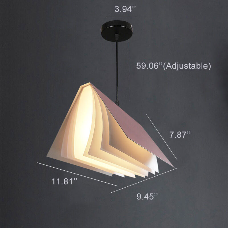 Lámpara Colgante Libro Volador de Techo LED