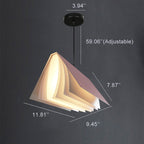 Lámpara Colgante Libro Volador de Techo LED