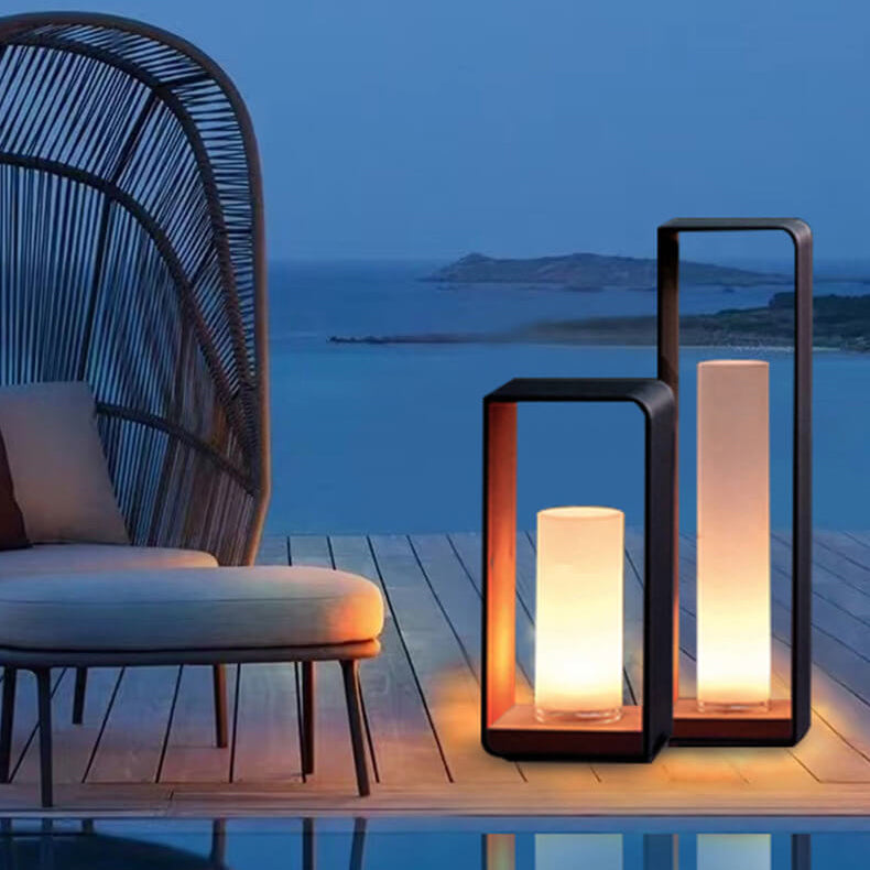 Luz LED Exterior Cuadrada Solar Impermeable