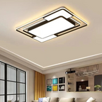 Lámpara de techo LED con control remoto | Diseño geométrico moderno