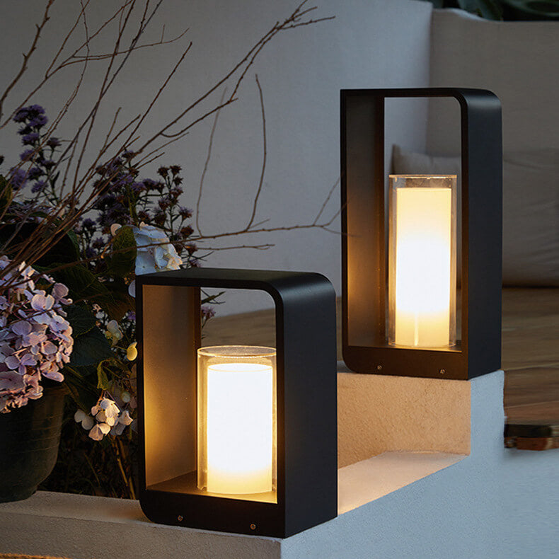 Luz LED Exterior Cuadrada Solar Impermeable