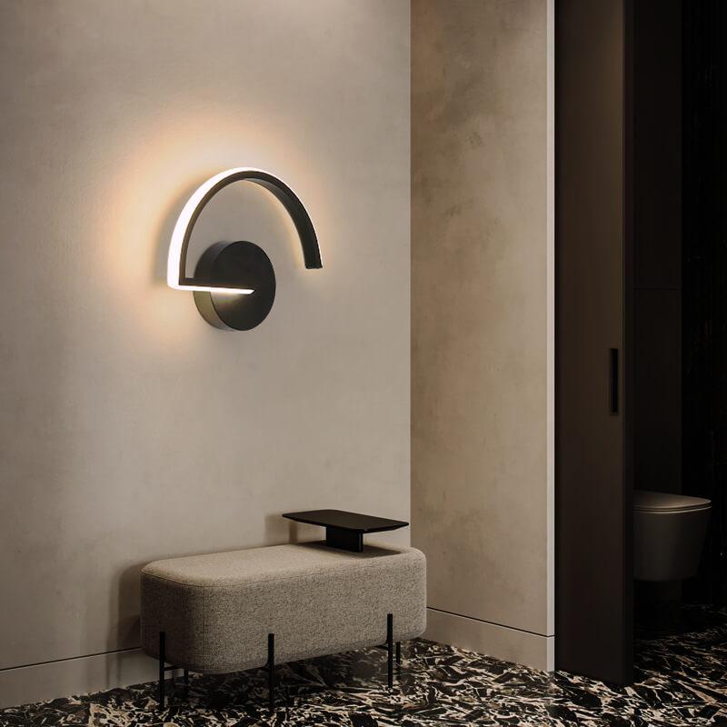 Luz de Pared LED Curves Line | Diseño Moderno Minimalista en Arco