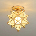 Lámpara de Techo LED Xelio | Elegante Luz Estrella Geométrica