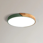 Lámpara de Techo LED Nórdica de Madera