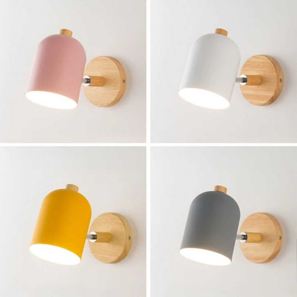 Lámpara de Pared Drelis | Diseño Minimalista Escandinavo de Madera