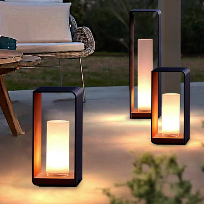 Luz LED Exterior Cuadrada Solar Impermeable
