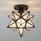Lámpara de Techo LED Xelio | Elegante Luz Estrella Geométrica