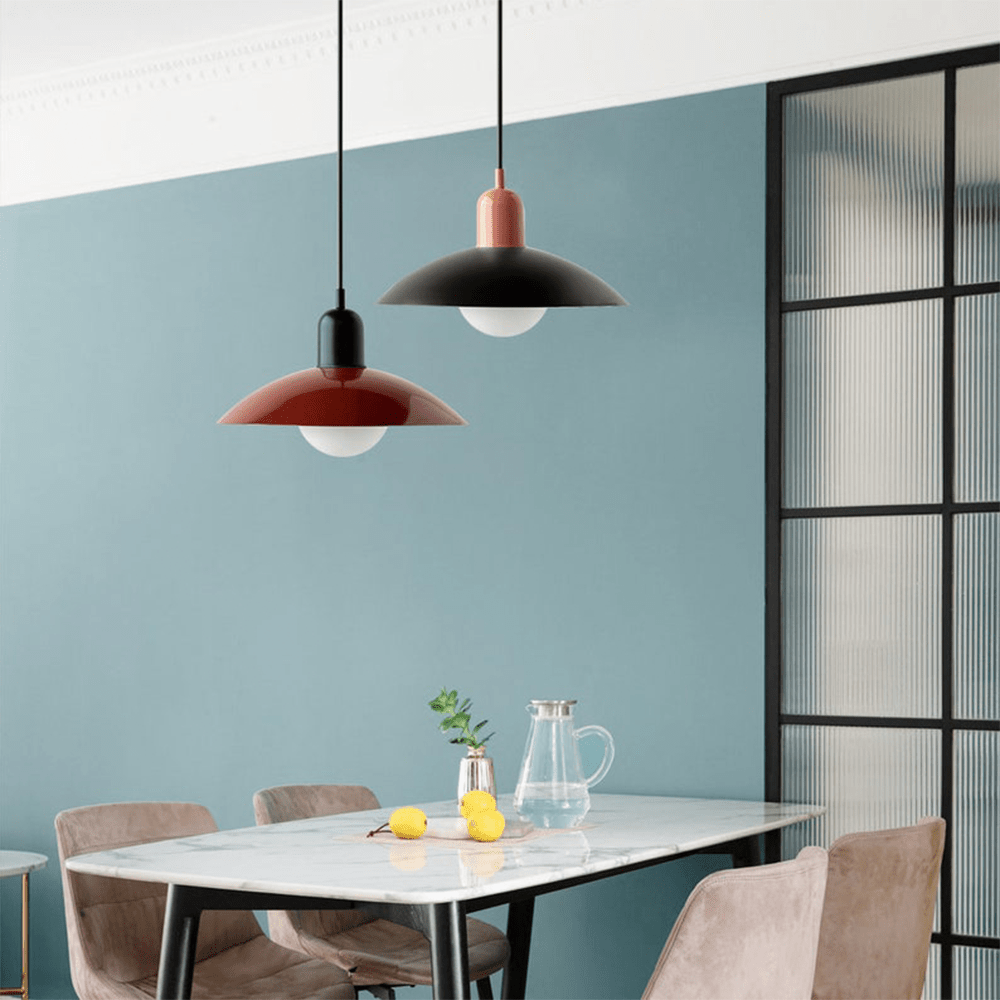 Lámpara Colgante Macaron Bauhaus | Lámpara de Techo Moderna y Colorida