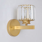 Lámpara de Pared de Cristal | Aplique Moderno de Vidrio y Hierro
