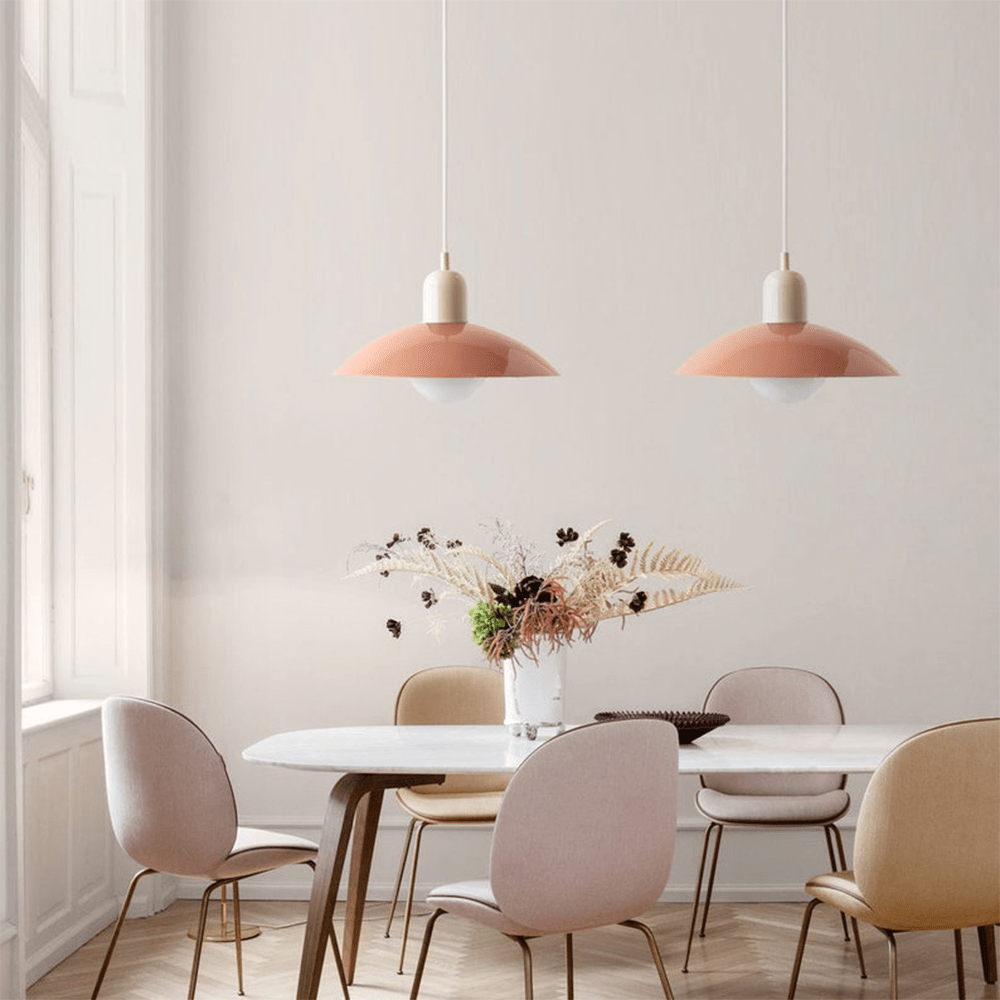 Lámpara Colgante Macaron Bauhaus | Lámpara de Techo Moderna y Colorida