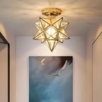 Lámpara de Techo LED Xelio | Elegante Luz Estrella Geométrica