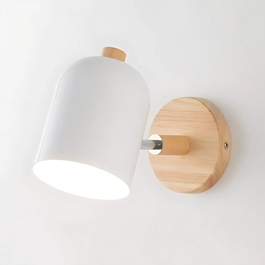 Lámpara de Pared Drelis | Diseño Minimalista Escandinavo de Madera