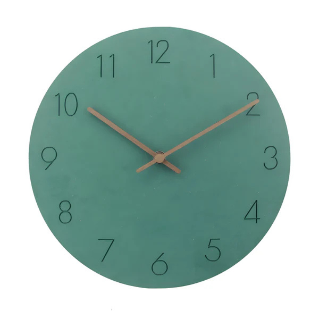 Reloj de Pared Minimalista Nork | Diseño Contemporáneo en Madera