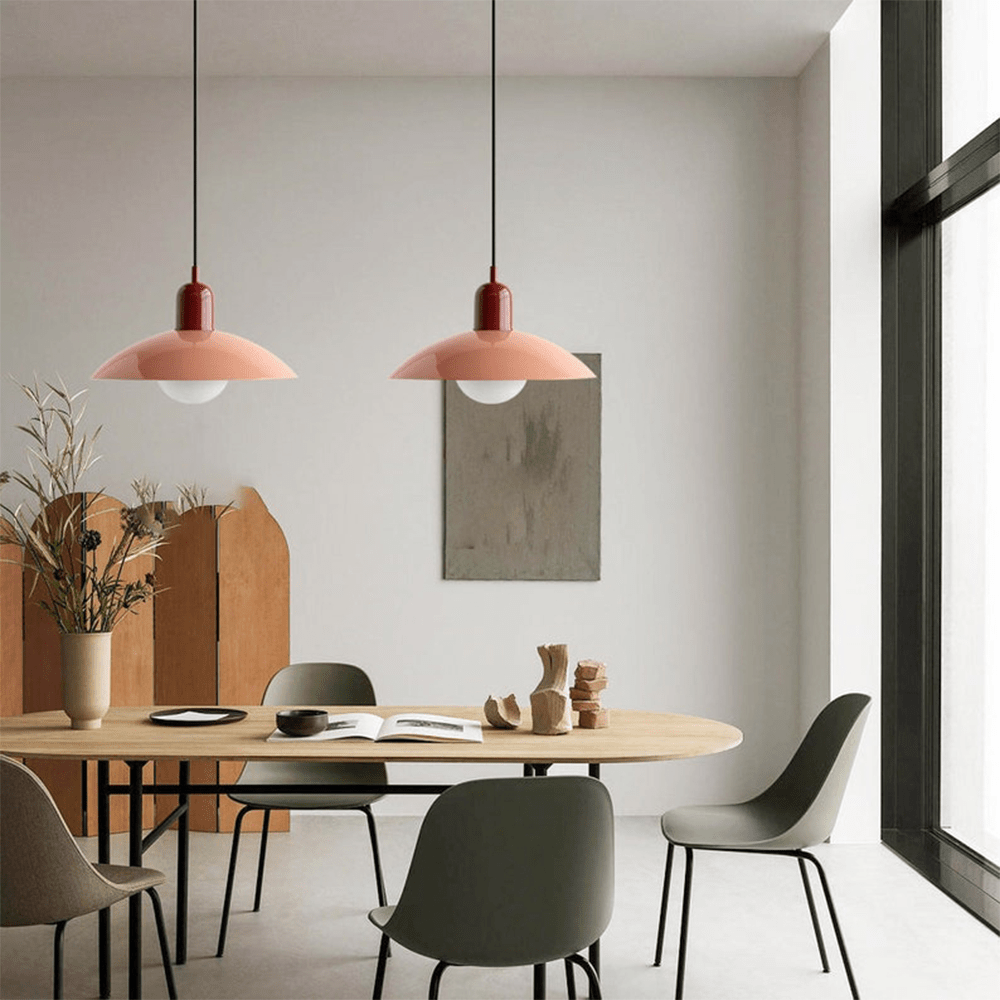 Lámpara Colgante Macaron Bauhaus | Lámpara de Techo Moderna y Colorida