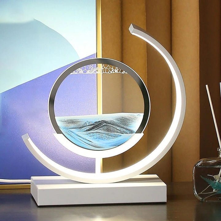 Sandlight - Lámpara de Mesa LED de Arena