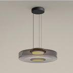 Lámpara Colgante de Vidrio Bauhaus | Lámpara Colgante LED Moderna en Capas