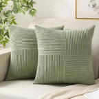 Fundas de Cojín de Pana | Fundas de Almohada de Lujo a Rayas