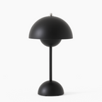 Lámpara de Mesa LED con Base de Hongo | Luz Nocturna Recargable con Control Táctil
