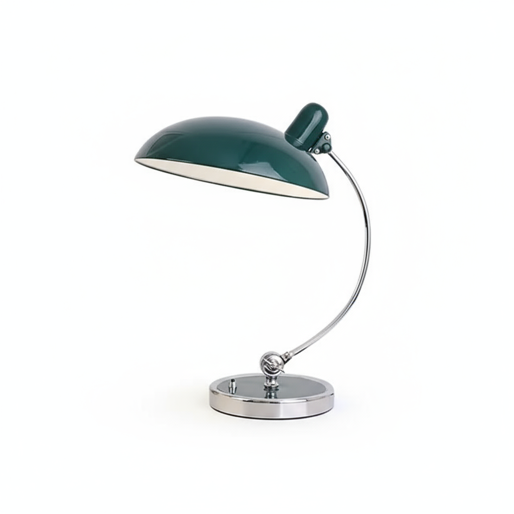 Lámpara de Mesa ScandiArc Curva Estilo Bauhaus