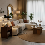 Lámpara de Mesa ScandiArc Curva Estilo Bauhaus