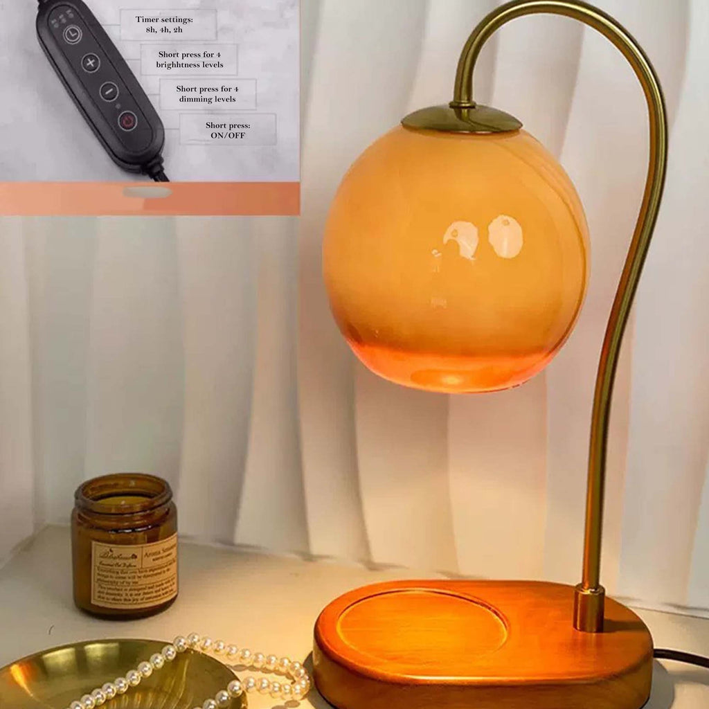 Lámpara Calentadora de Velas Sin Llama LED