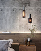 Lámpara Colgante de Concreto Urbana | Lámpara Colgante LED Industrial
