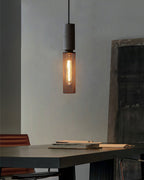 Lámpara Colgante de Concreto Urbana | Lámpara Colgante LED Industrial