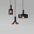Lámpara Colgante de Concreto Urbana | Lámpara Colgante LED Industrial