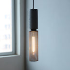 Lámpara Colgante de Concreto Urbana | Lámpara Colgante LED Industrial