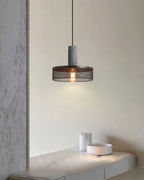 Lámpara Colgante de Concreto Urbana | Lámpara Colgante LED Industrial