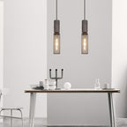 Lámpara Colgante de Concreto Urbana | Lámpara Colgante LED Industrial