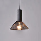 Lámpara Colgante de Concreto Urbana | Lámpara Colgante LED Industrial