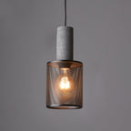 Lámpara Colgante de Concreto Urbana | Lámpara Colgante LED Industrial