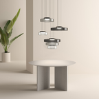 Lámpara colgante de vidrio | Luz colgante estilo Bauhaus