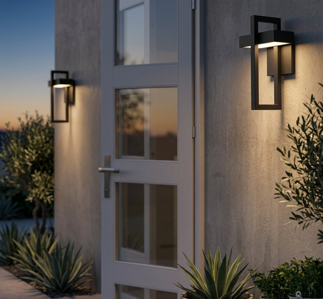 Lámpara de Pared LED 10W Impermeable — Aplique de Acero Inoxidable para Interior, Exterior, Balcón y Jardín
