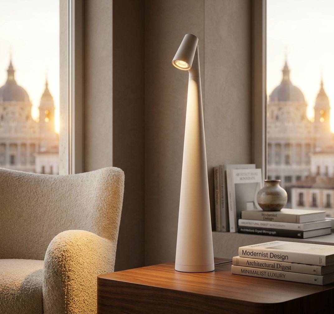 Luz de Noche USB con Sensor Táctil — Lámpara de Escritorio Antideslumbrante para Dormitorio, Viaje y Mesita de Noche