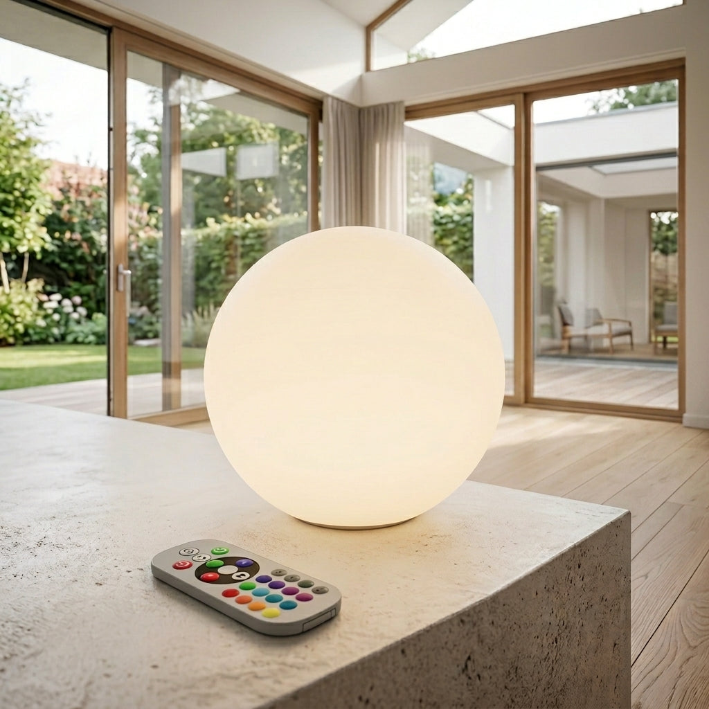 Esfera LED Ambiental GlowaSphere RGB — Luz de Atmósfera Regulable
