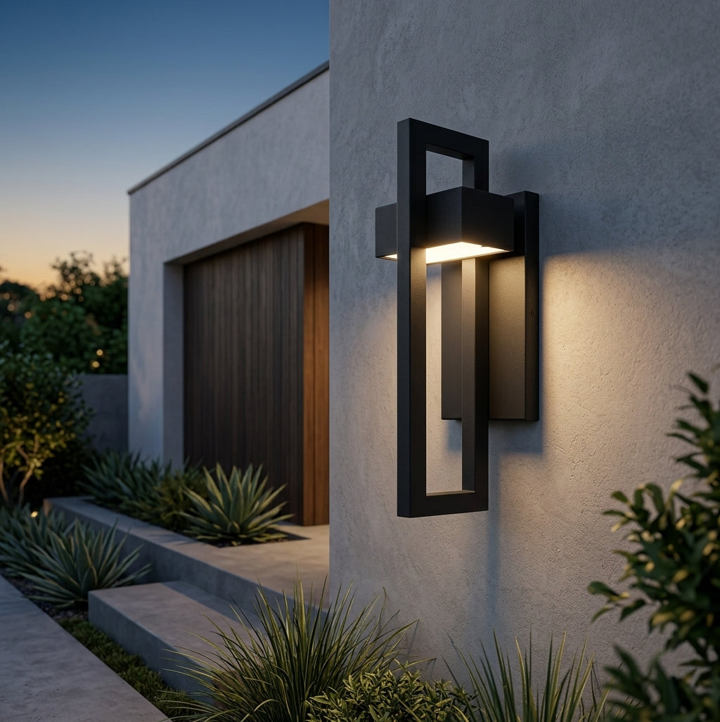 Lámpara de Pared LED 10W Impermeable — Aplique de Acero Inoxidable para Interior, Exterior, Balcón y Jardín