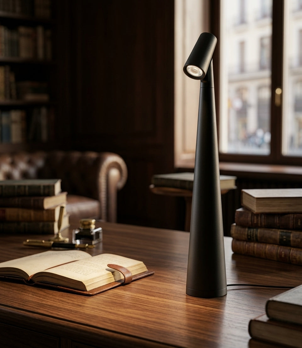 Luz de Noche USB con Sensor Táctil — Lámpara de Escritorio Antideslumbrante para Dormitorio, Viaje y Mesita de Noche